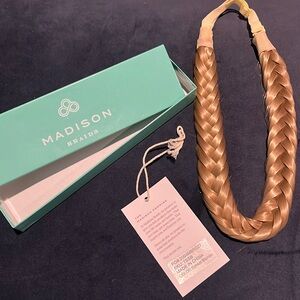 NWT Madison Braid in beautiful sunset blonde.